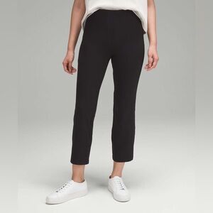 🖤 LULULEMON Smooth Fit Pull-On High-Rise Cropped Pants. Size 14. Color: Black.